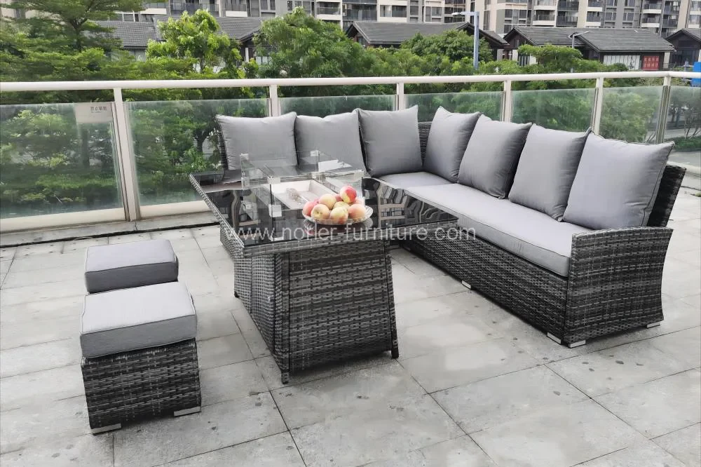 Outdoor Garden Furniture PE Rattan Wicker Sofa