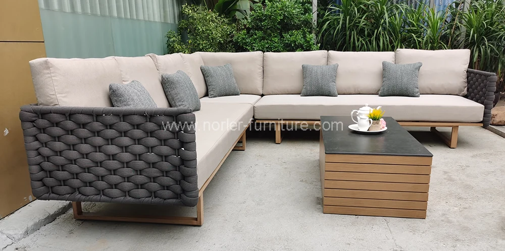 Quolity Outdoor Patio Rope Sofa Make in China