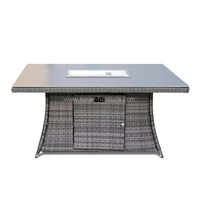 Utendørs hage møbler pe rotting kurvsofa