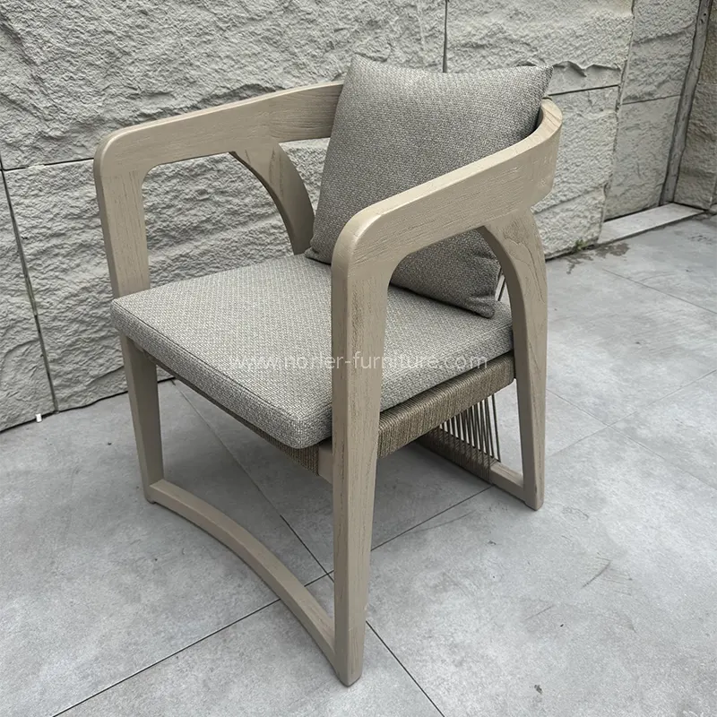 Utendørs firkantet salongbord balkongsett