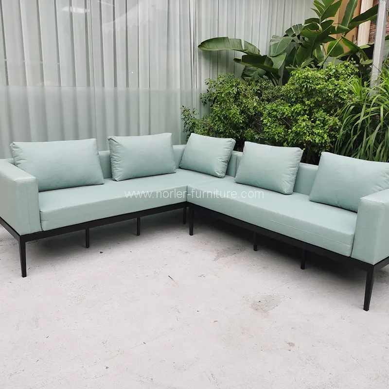 Engros utendørs polstret sofa